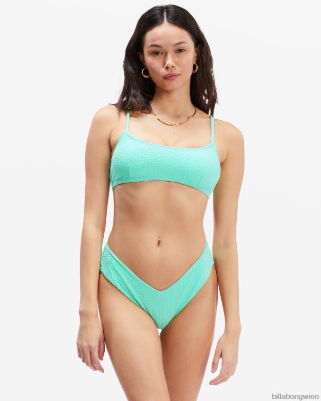 Billabong Wien 00V681729 | Billabong so benommenes Avery Mini-Crop-Bikinioberteil grüne Minze Frauen