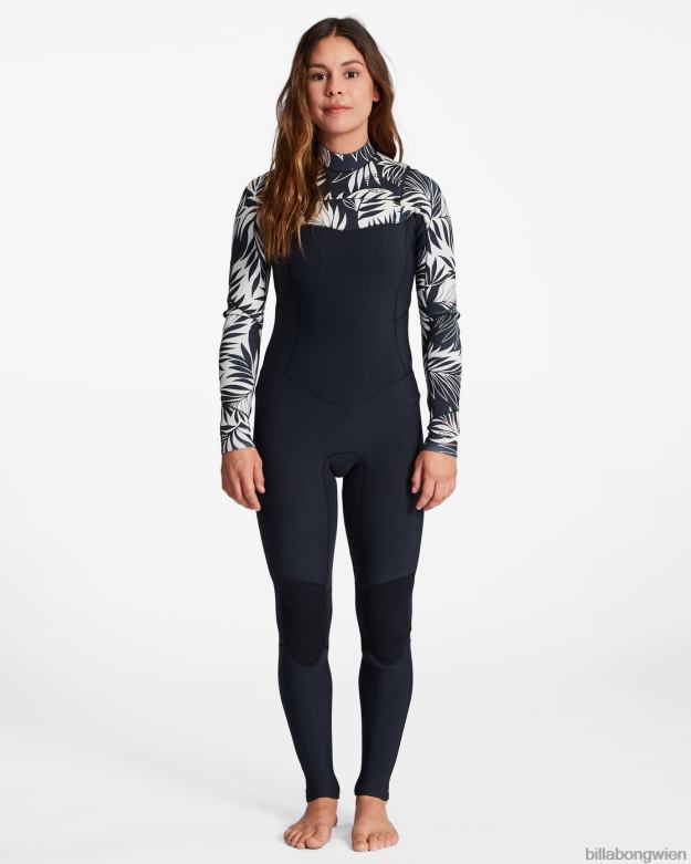 Billabong Wien 00V682570 | Billabong 4/3 Salty Dayz Neoprenanzug mit Brustreißverschluss im Paradies Frauen