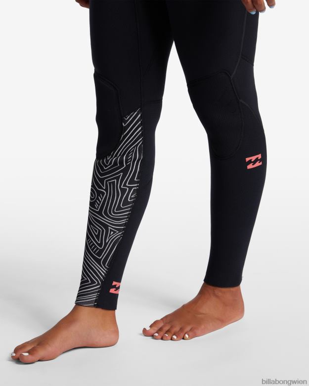 Billabong Wien 00V682571 | Billabong Neoprenanzug mit 3/2-Ofen-Comp-Brustreißverschluss Mitternachtspfade Frauen