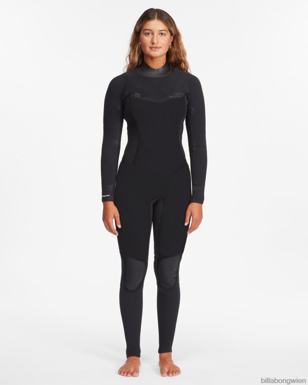 Billabong Wien 00V682576 | Billabong 3/2 Salty Dayz Neoprenanzug mit Brustreißverschluss Dschungelnacht Frauen