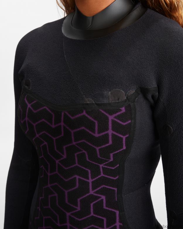 Billabong Wien 00V682576 | Billabong 3/2 Salty Dayz Neoprenanzug mit Brustreißverschluss Dschungelnacht Frauen