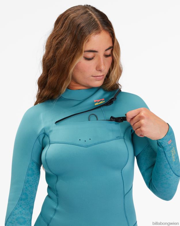 Billabong Wien 00V682580 | Billabong 3/2-Synergy-Neoprenanzug mit Brustreißverschluss Marine Frauen