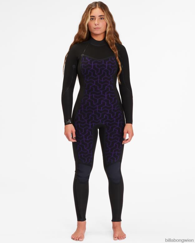 Billabong Wien 00V682583 | Billabong 3/2-Synergy-Neoprenanzug mit Reißverschluss hinten Vintage Koralle Frauen