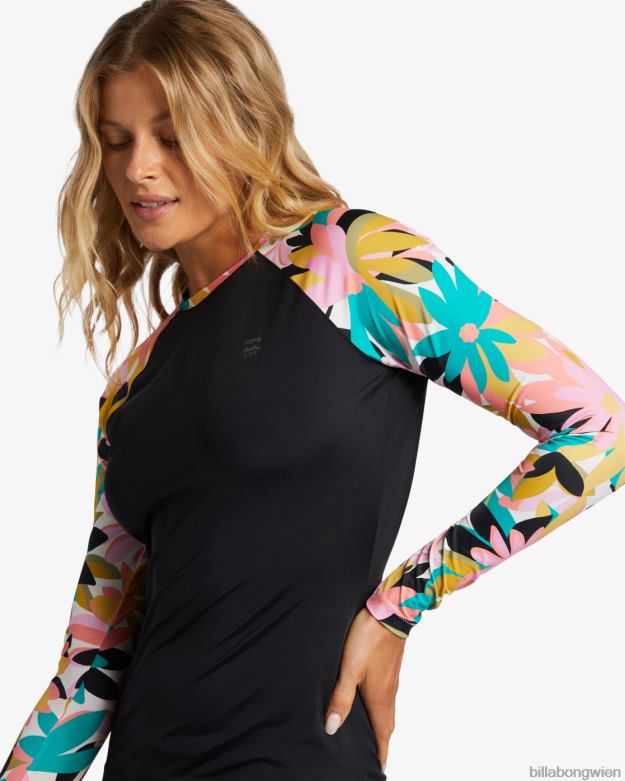 Billabong Wien 00V682548 | Billabong a/div UPF 50 Langarm-Rashguard schwarz-multi Frauen
