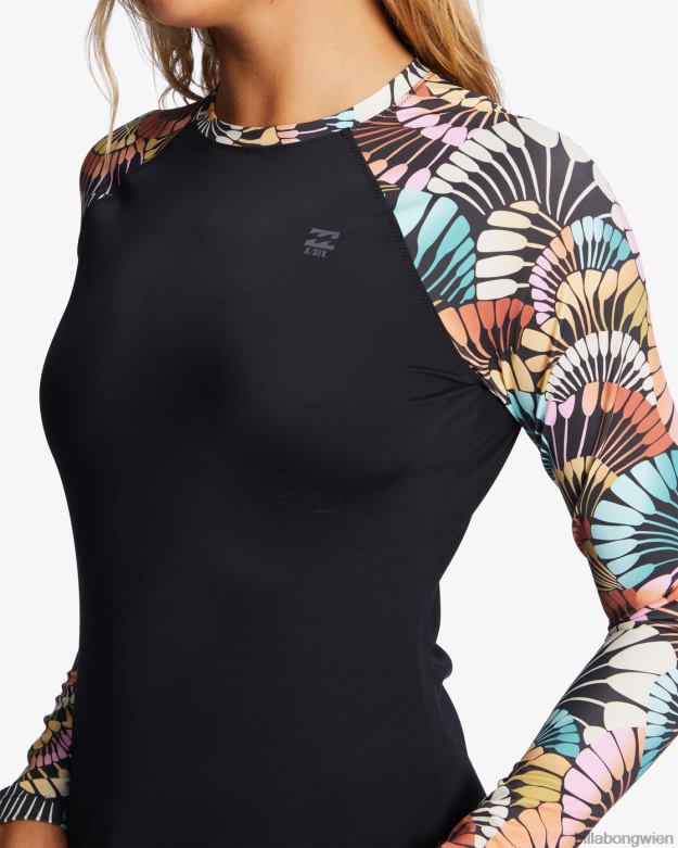 Billabong Wien 00V682832 | Billabong a/div UPF 50 Langarm-Rashguard schwarz-multi Frauen