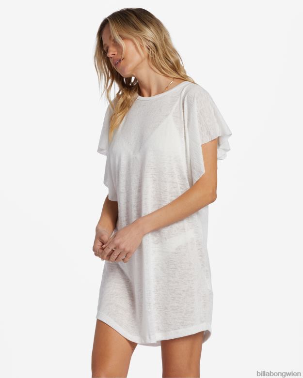 Billabong Wien 00V681353 | Billabong Out for Waves-Cover-up-Kleid Salzkristall Frauen