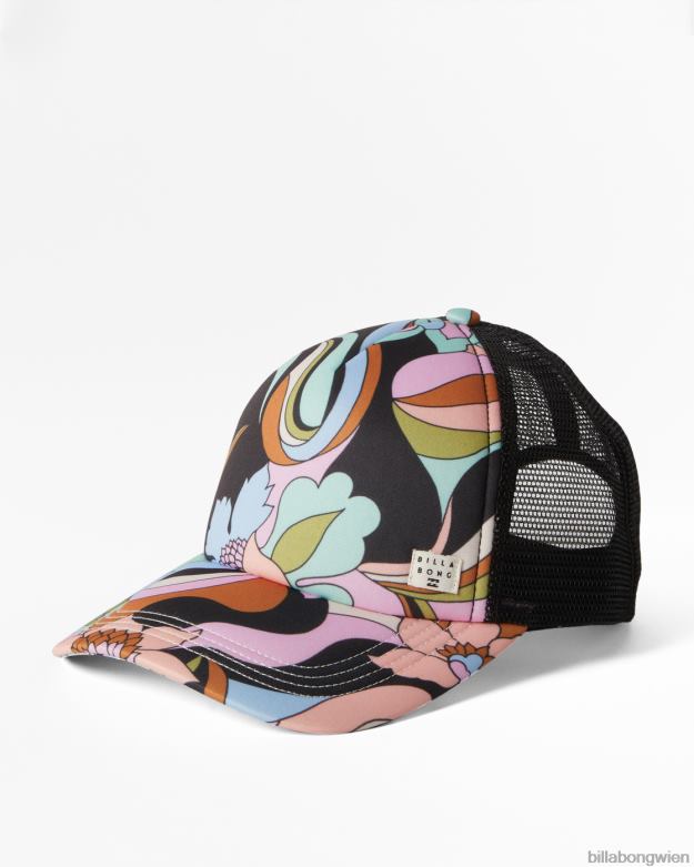 Billabong Wien 00V682389 | Billabong Heritage Mashup Trucker-Mütze Schwarz Frauen