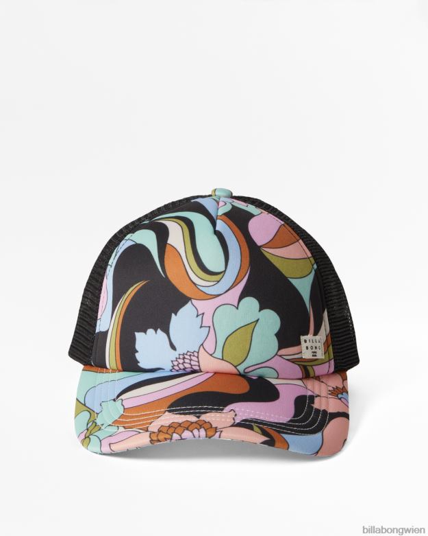 Billabong Wien 00V682389 | Billabong Heritage Mashup Trucker-Mütze Schwarz Frauen