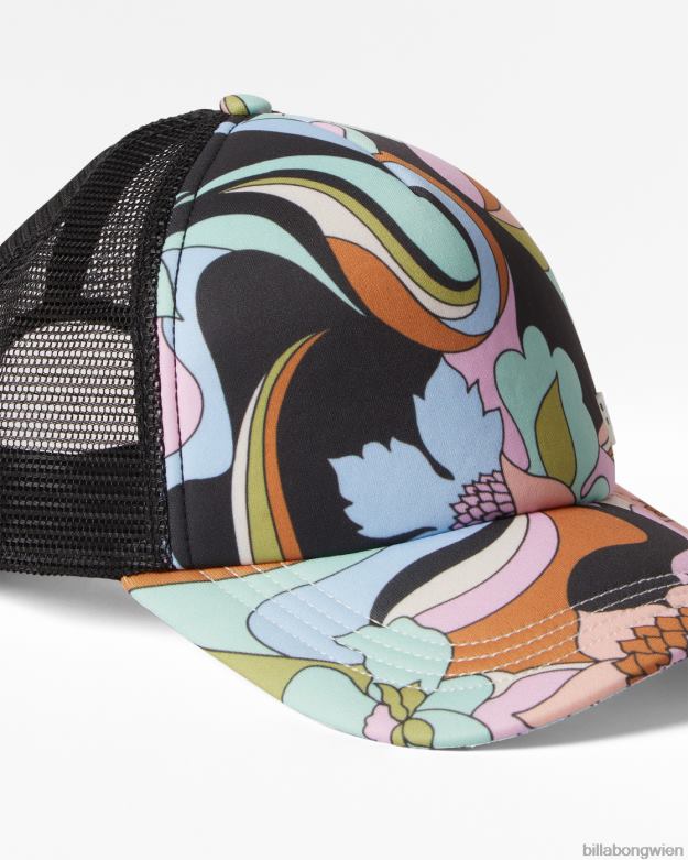 Billabong Wien 00V682389 | Billabong Heritage Mashup Trucker-Mütze Schwarz Frauen
