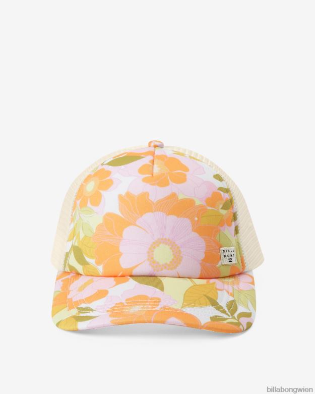 Billabong Wien 00V682394 | Billabong Heritage Mashup Trucker-Mütze Orangenschale Frauen