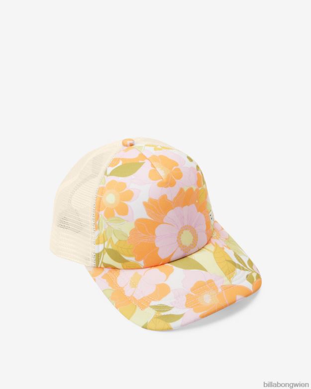 Billabong Wien 00V682394 | Billabong Heritage Mashup Trucker-Mütze Orangenschale Frauen