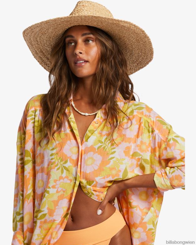 Billabong Wien 00V682399 | Billabong Meeresnebel-Strohhut natürlich Frauen