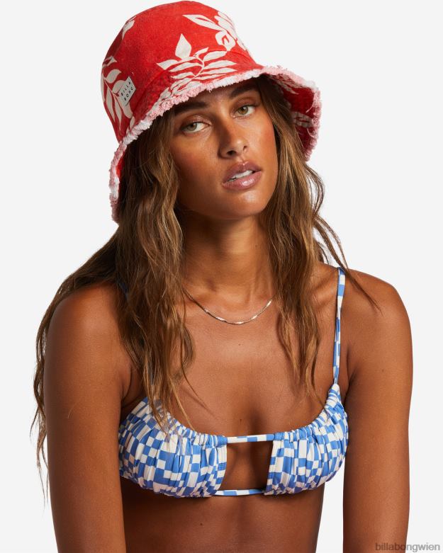 Billabong Wien 00V682405 | Billabong Suns Out Fischerhut rotes Aloha Frauen