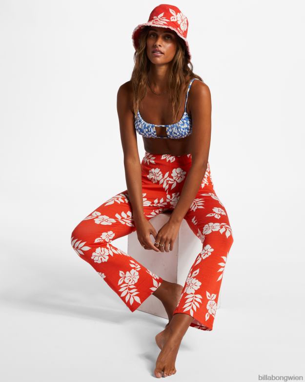 Billabong Wien 00V682405 | Billabong Suns Out Fischerhut rotes Aloha Frauen