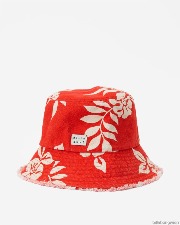 Billabong Wien 00V682405 | Billabong Suns Out Fischerhut rotes Aloha Frauen