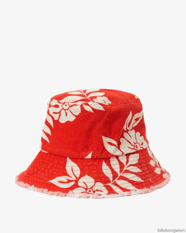 Billabong Wien 00V682405 | Billabong Suns Out Fischerhut rotes Aloha Frauen