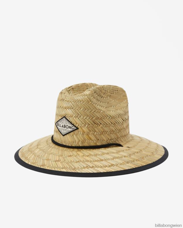 Billabong Wien 00V682407 | Billabong Tipton Rettungsschwimmerhut aus Stroh Schwarz Frauen