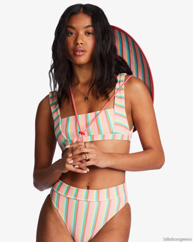 Billabong Wien 00V682462 | Billabong Tipton Rettungsschwimmerhut aus Stroh rosa Augenzwinkern Frauen
