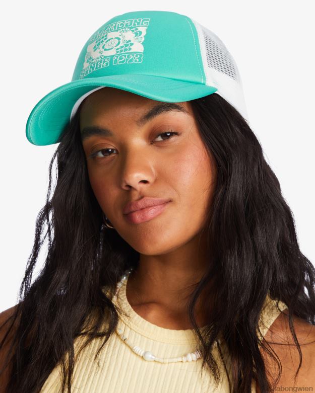 Billabong Wien 00V682470 | Billabong über Wellen-Fernlastfahrerhut süßes Gras Frauen