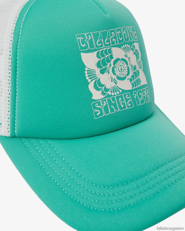 Billabong Wien 00V682470 | Billabong über Wellen-Fernlastfahrerhut süßes Gras Frauen