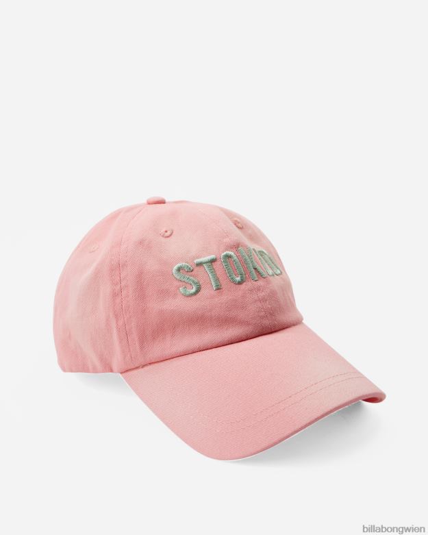 Billabong Wien 00V682480 | Billabong Stoked Dad-Mütze rosa Sonnenuntergang Frauen