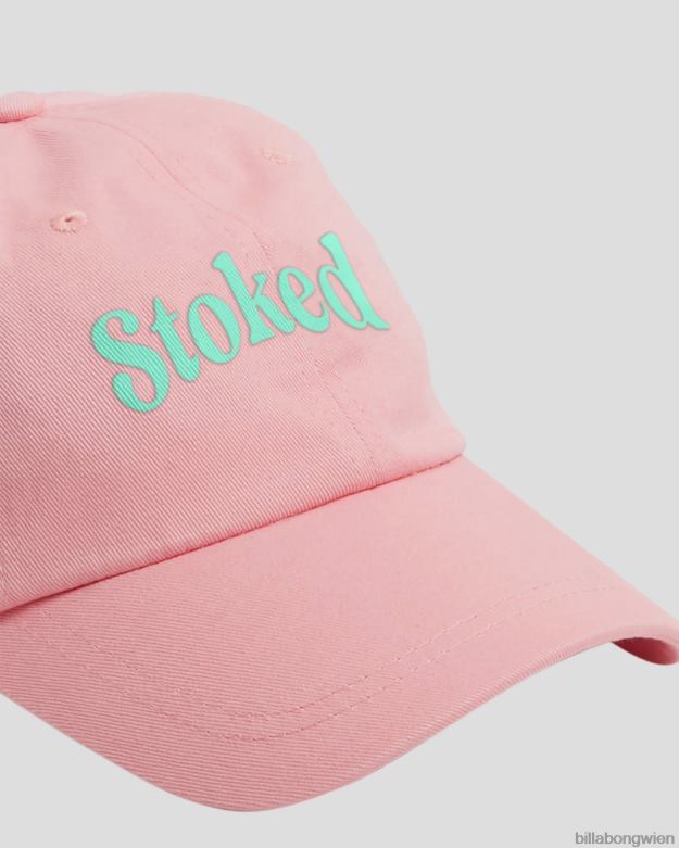Billabong Wien 00V682480 | Billabong Stoked Dad-Mütze rosa Sonnenuntergang Frauen