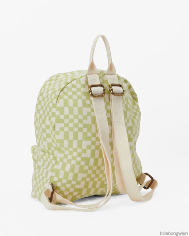 Billabong Wien 00V682403 | Billabong Mini-Mama-Canvas-Rucksack helle Limette Frauen