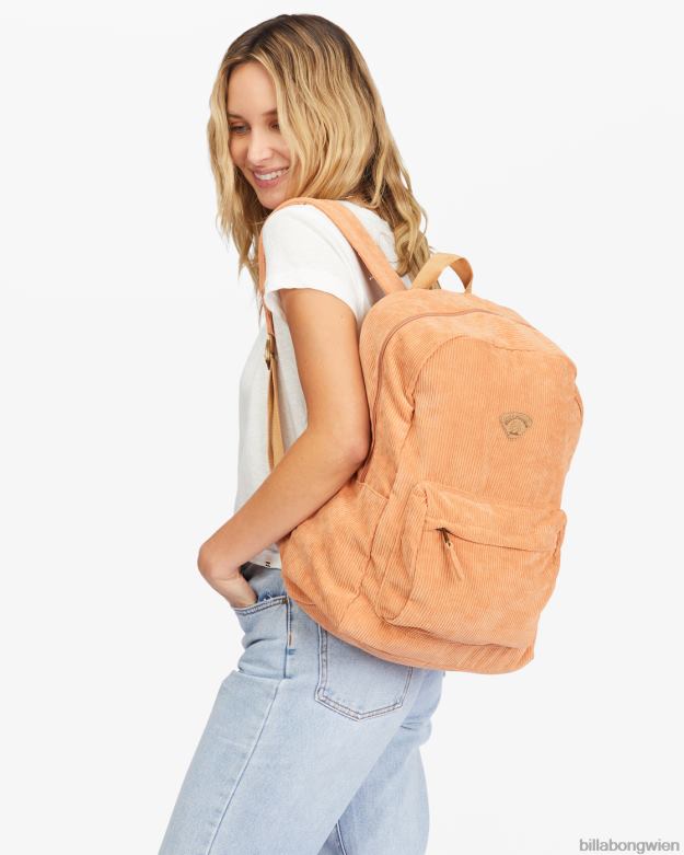 Billabong Wien 00V682417 | Billabong Schulrucksack aus Cord Wüstenlehm Frauen