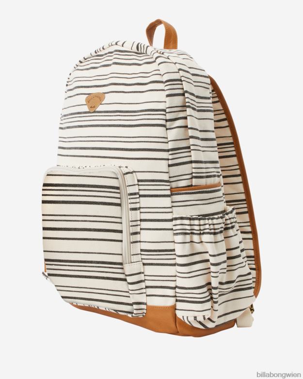 Billabong Wien 00V682427 | Billabong Canvas-Rucksack für zu Hause im Ausland schwarzer Kieselstein Frauen