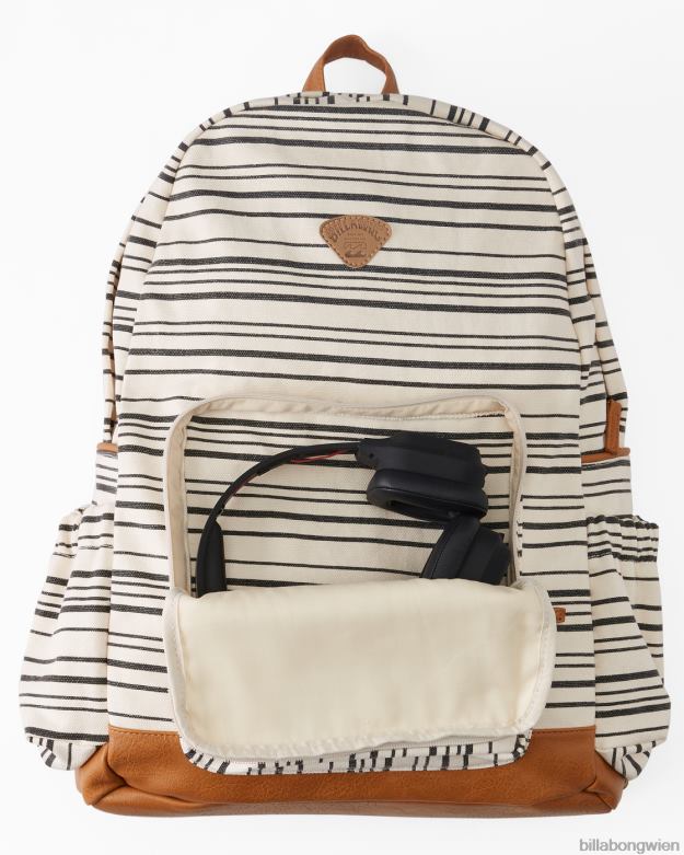 Billabong Wien 00V682427 | Billabong Canvas-Rucksack für zu Hause im Ausland schwarzer Kieselstein Frauen