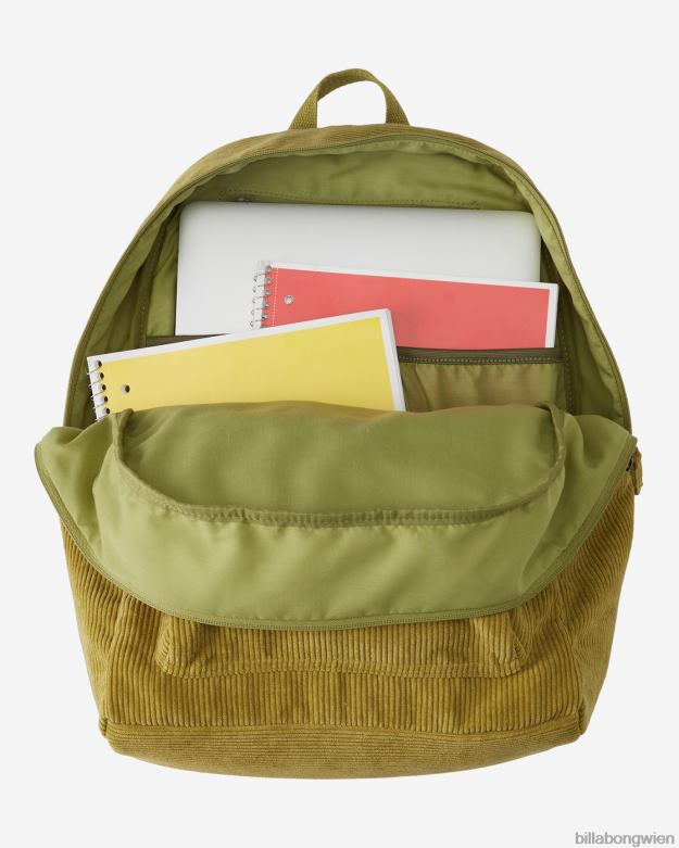 Billabong Wien 00V682441 | Billabong Schulrucksack aus Cord grüne Augen Frauen