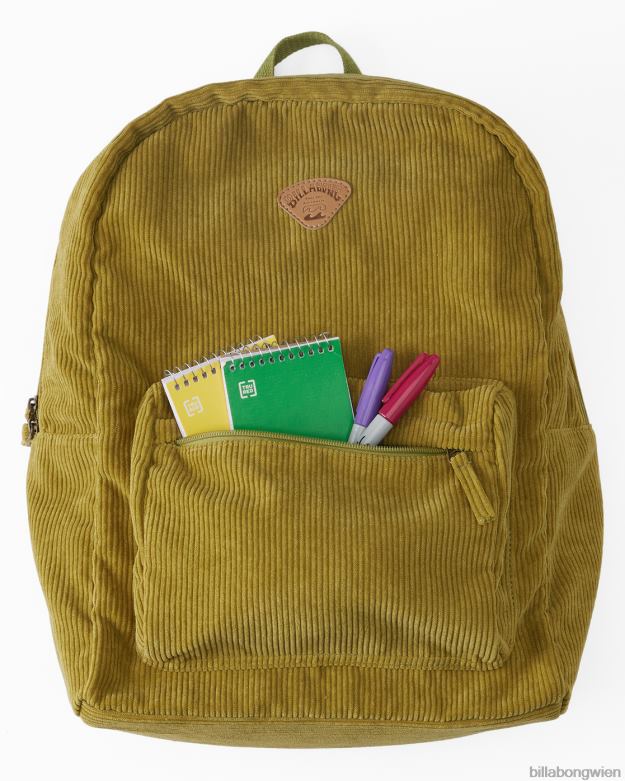 Billabong Wien 00V682441 | Billabong Schulrucksack aus Cord grüne Augen Frauen