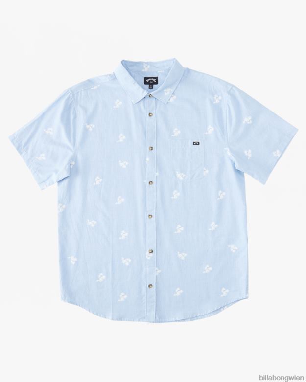 Billabong Clothing 00V681002 | Billabong (2-7) Sonntags-Kurzarmshirt hellblau Jungs