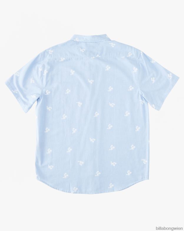 Billabong Clothing 00V681002 | Billabong (2-7) Sonntags-Kurzarmshirt hellblau Jungs