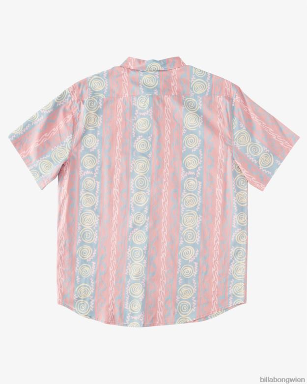 Billabong Clothing 00V681006 | Billabong Sonntags-Kurzarmshirt staubiges Rot Jungs