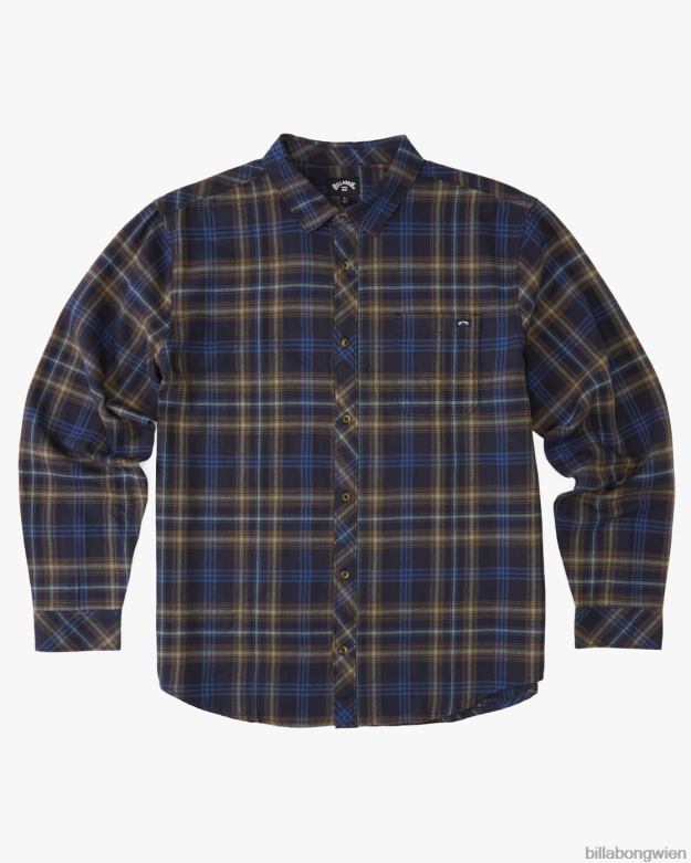 Billabong Clothing 00V681055 | Billabong Küstenflanellhemd Mitternacht Jungs