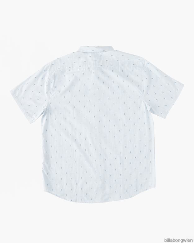 Billabong Clothing 00V681087 | Billabong Kurzarmhemd für den ganzen Tag blauer Dunst Jungs