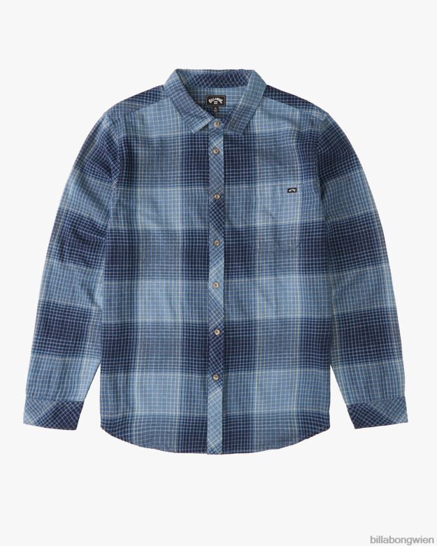 Billabong Clothing 00V681151 | Billabong Küstenflanellhemd Schieferblau Jungs