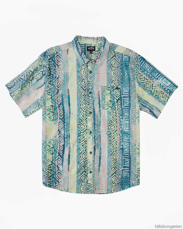 Billabong Clothing 00V68920 | Billabong Sonntags-Kurzarmshirt Aqua Jungs