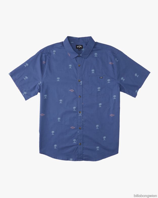 Billabong Clothing 00V68932 | Billabong Sundays Mini-Kurzarmshirt staubiges Blau Jungs