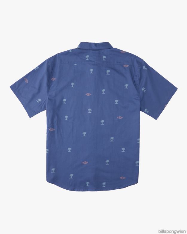 Billabong Clothing 00V68932 | Billabong Sundays Mini-Kurzarmshirt staubiges Blau Jungs