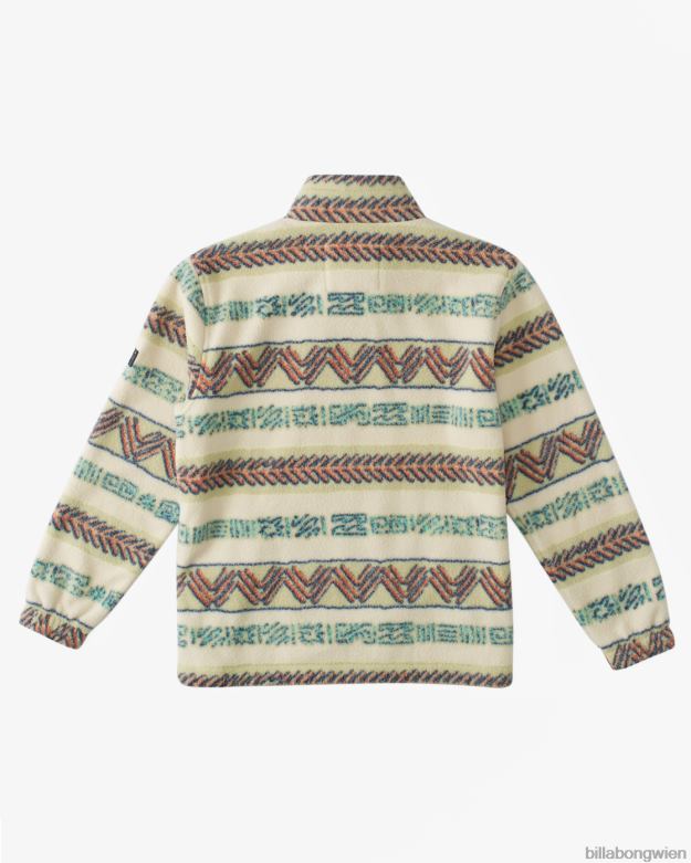 Billabong Clothing 00V681053 | Billabong Boundary-Fleecepullover mit Stehkragen Feldkhaki Jungs