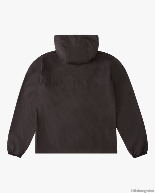 Billabong Clothing 00V681073 | Billabong 8-16 Transport-Windbreakerjacke Schwarz Jungs