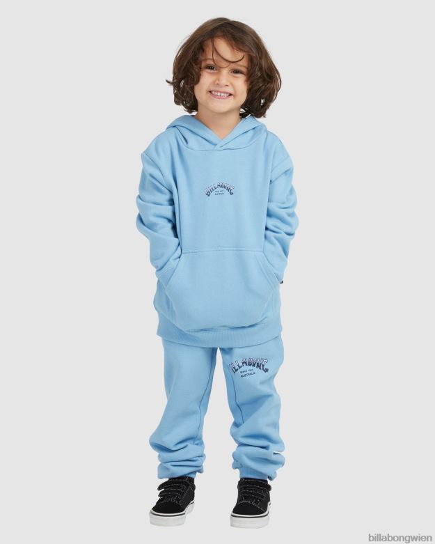 Billabong Clothing 00V681086 | Billabong (2-7) Core-Arch-Pullover-Hoodie staubiges Blau Jungs
