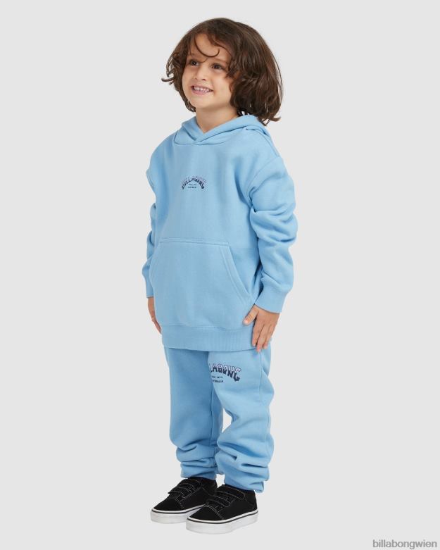 Billabong Clothing 00V681086 | Billabong (2-7) Core-Arch-Pullover-Hoodie staubiges Blau Jungs