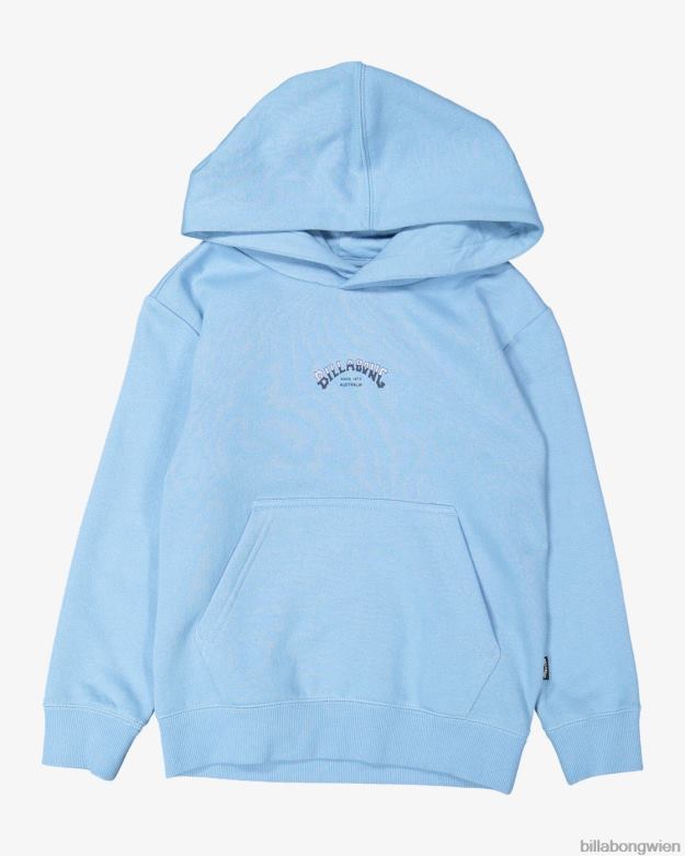 Billabong Clothing 00V681086 | Billabong (2-7) Core-Arch-Pullover-Hoodie staubiges Blau Jungs
