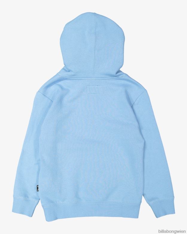 Billabong Clothing 00V681086 | Billabong (2-7) Core-Arch-Pullover-Hoodie staubiges Blau Jungs