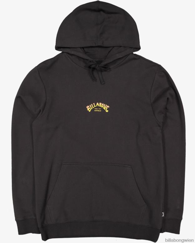 Billabong Clothing 00V681114 | Billabong Core-Arch-Pullover-Hoodie Schwarz Jungs