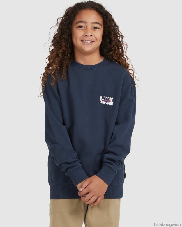 Billabong Clothing 00V681117 | Billabong Shadow Diamond Rundhals-Sweatshirt Marine Jungs