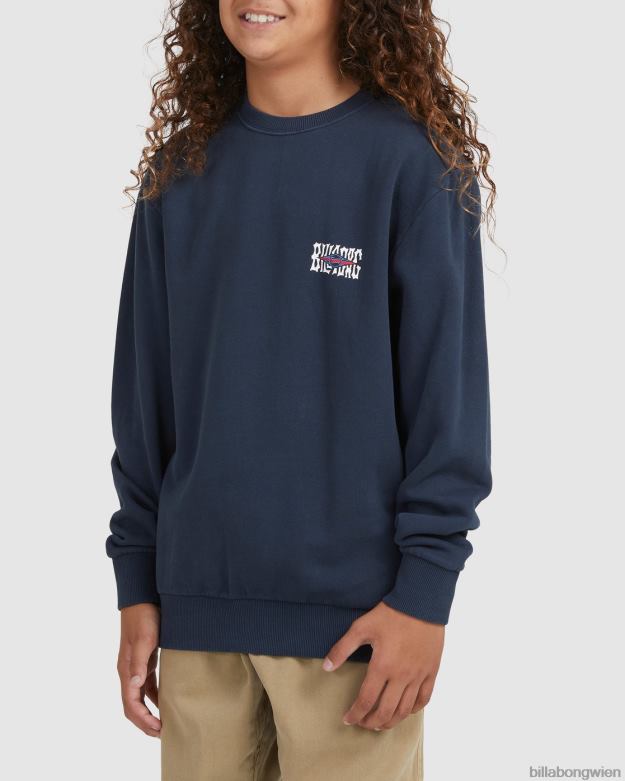 Billabong Clothing 00V681117 | Billabong Shadow Diamond Rundhals-Sweatshirt Marine Jungs